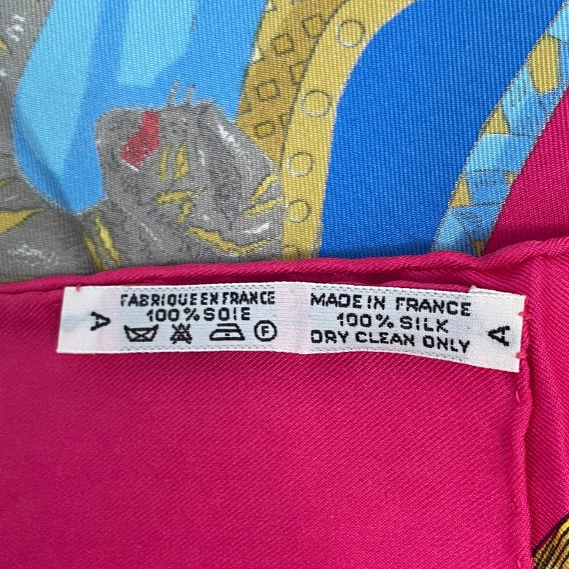 Hermes Carre 90 Silk Tournez Manege Merry-go-round Multicolor