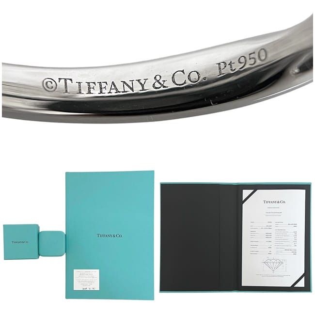 Tiffany & Co Ring Diamond Ecolor Ring JP11 Pt950