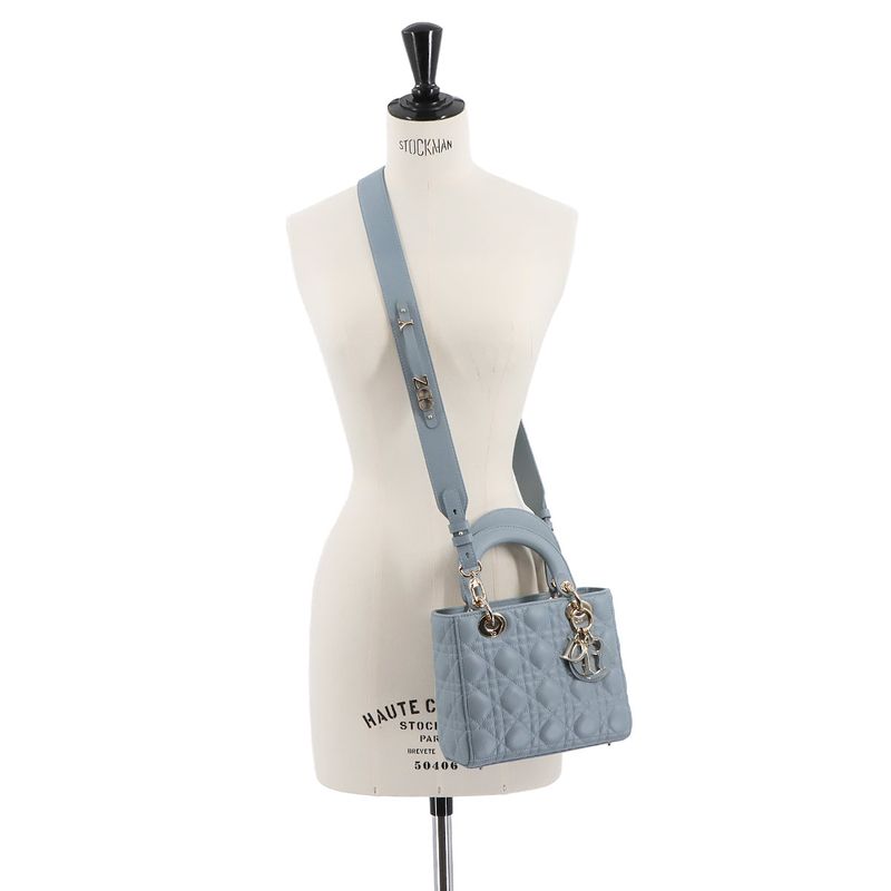 Christian DIOR Canage Lady Dior My Abcdior Small 2way Hand Bag 90291027