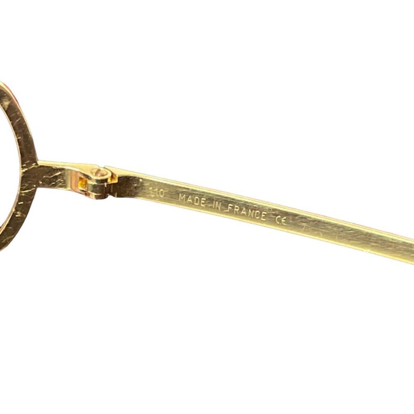 Cartier Vintage Aviator Sunglasses Rimless Gold Shield Mask - The Reluxe