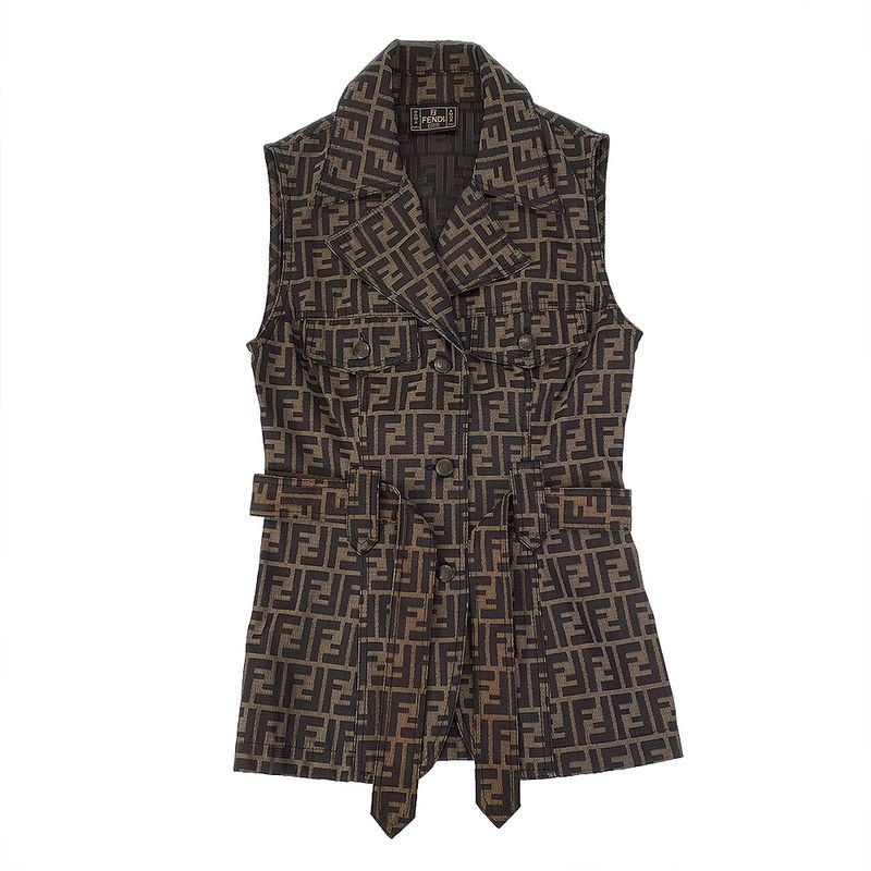 Fendi Zucca Pattern Vest