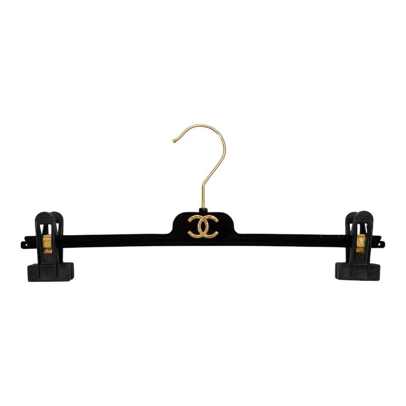 Chanel Coco Mark Check Skirt Pleated Size: 42 P26686v00001 Grey Brown Wool