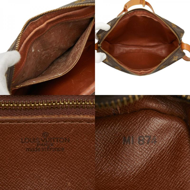 Louis Vuitton Monogram Genefeuille MM Crossbody Shoulder Bag M51226 Brown PVC