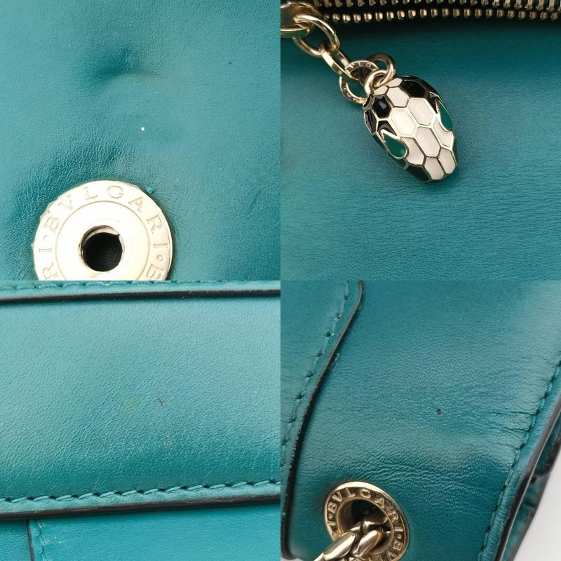 Bulgaribvlgari Serpenti Forever Green Leather Acd1535362