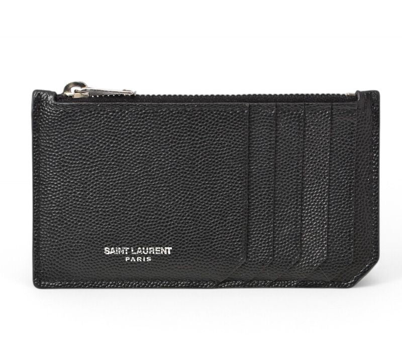 Saint Laurent Paris Coin Case Card Case YSL Saint Laurent Paris Ship Pouch Calf