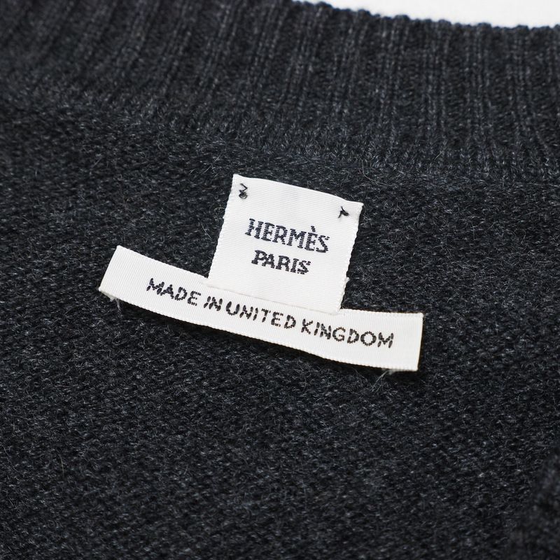 Hermes Dress Size 36 Total Cashmere Knit Dress Serie Decoration Made In