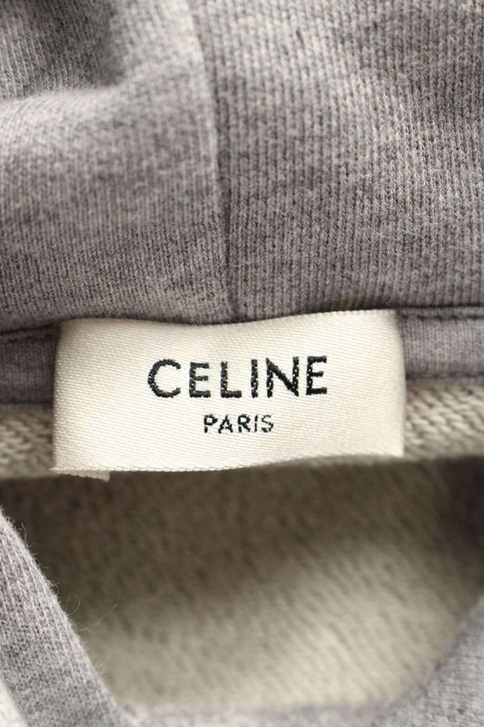 Celine 2y88g670q Loose Hoodie With Logo Print Men's S