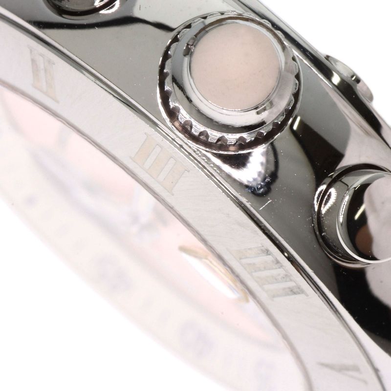 Cartier W1020012 Chronoscaf SM Wristwatch SS Leather Ladies