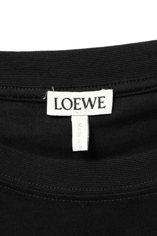Loewe H526y22xbf Multicolor Logo Embroidered T-shirt For Men