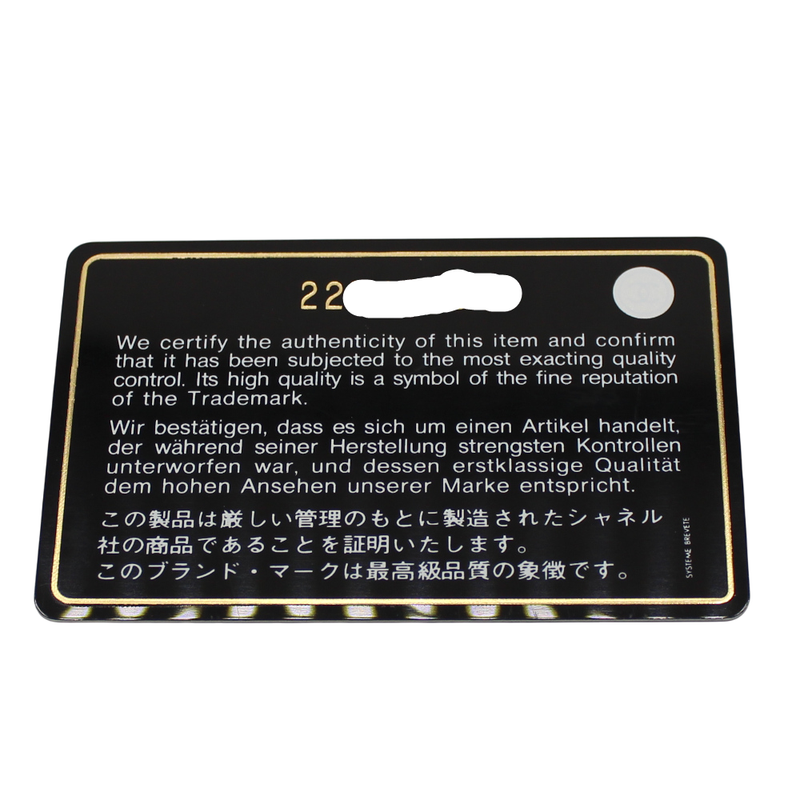 Chanel Ap0233 Caviar Skin Folded Long Wallet A25-2676