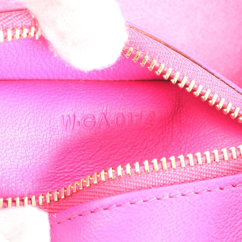 Celine Horizontal Cabas Leather Tote Bag Shoulder Hand Pink Bicolor A4 Ladies