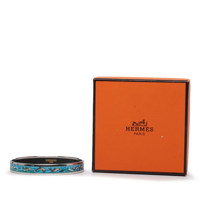 Hermes Emile PM Cloisonne Silver Multicolor Metal Ladies Hermes