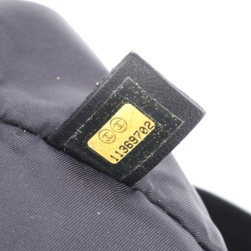 Chanel Authenticity Card With Serial Seal Sport Leather Shoulder Bag Crossbody