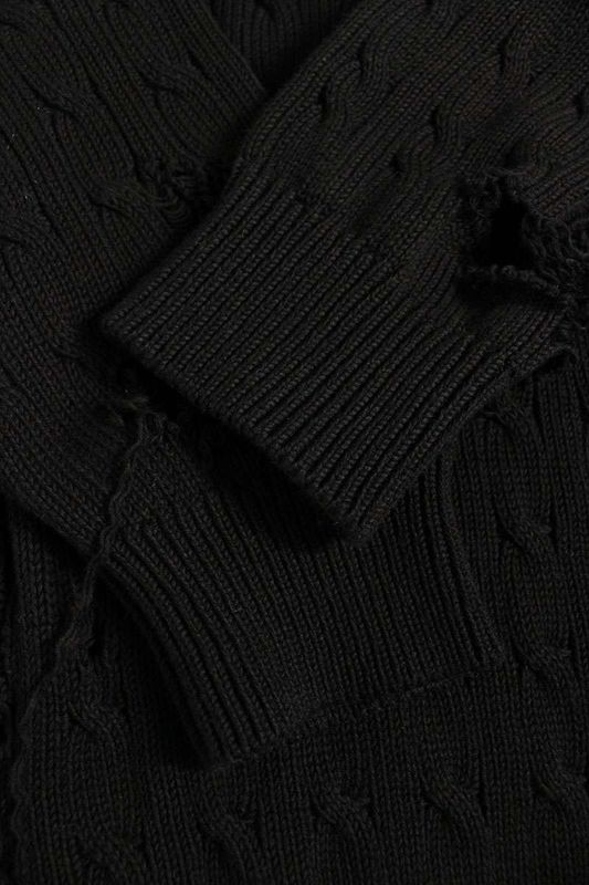 Balenciaga 696106 T3235 Damaged Turtleneck Knit Men's 1