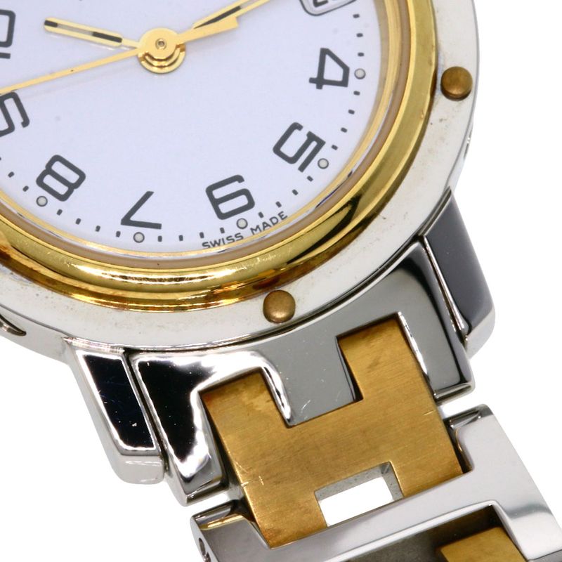 Hermes Cl4220 Clipper Watch SS Ssxgp Ladies