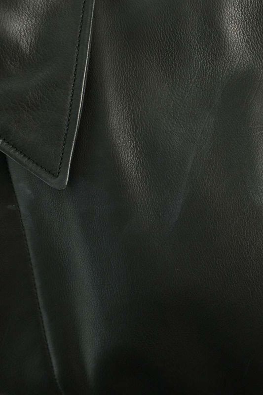 Hermes Calf Leather Chester Coat Men's 50