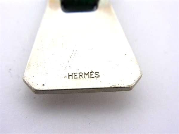 Hermes Mini Clochette Leather Silver Hardware Dog Tag Key Holder Bag