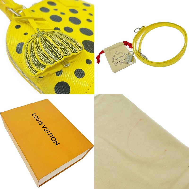 Louis Vuitton Epi Alma BB Yayoi Kusama Jone Noir — view 8