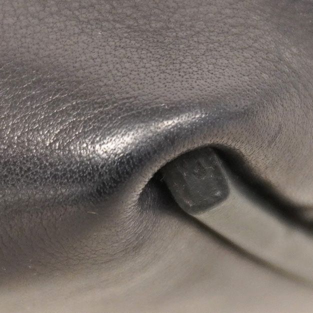 Hermes Handbag Van Cattle Mini Evercolor Swift Black Gold Hardware K Engraved