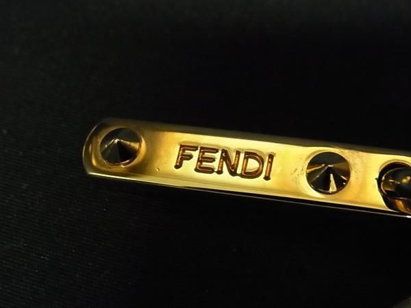 Fendi Pom Charm Fur And Leather Key Holder Key Ring Beige And Pink Fs4695