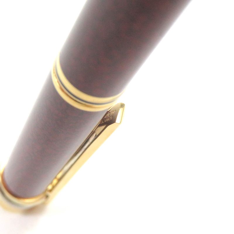 Cartier Nib 18k Lacquer F Nib Trinity Allover Cap Fountain Pen Stationery