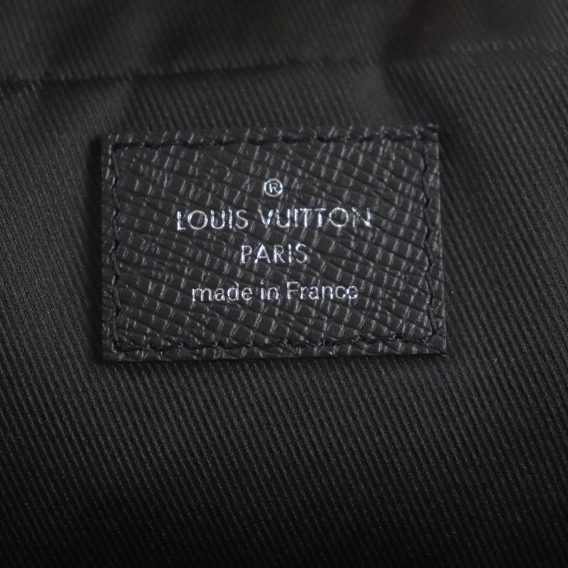 Louis Vuitton M30975 Porte Documents Voyage Taiga Leather 2WAY Briefcase Black