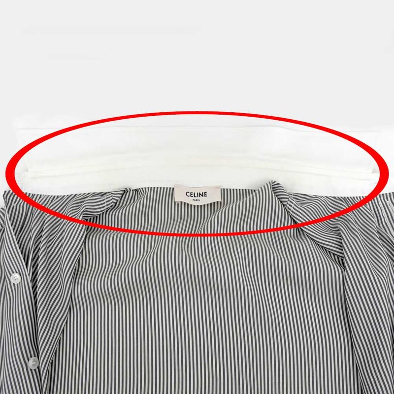 Celine Check Shirt Oversize 38 Size 2c775848h Silk Women's Clothes