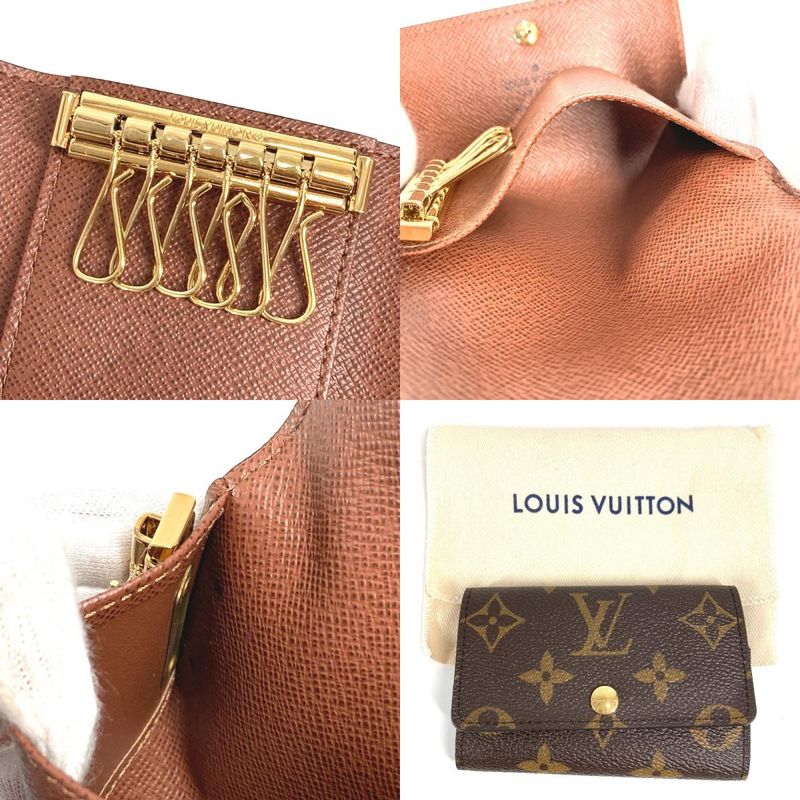 Louis Vuitton Key Case 6-ribbon Key Case Multicles 6 M62630 Monogram Canvas