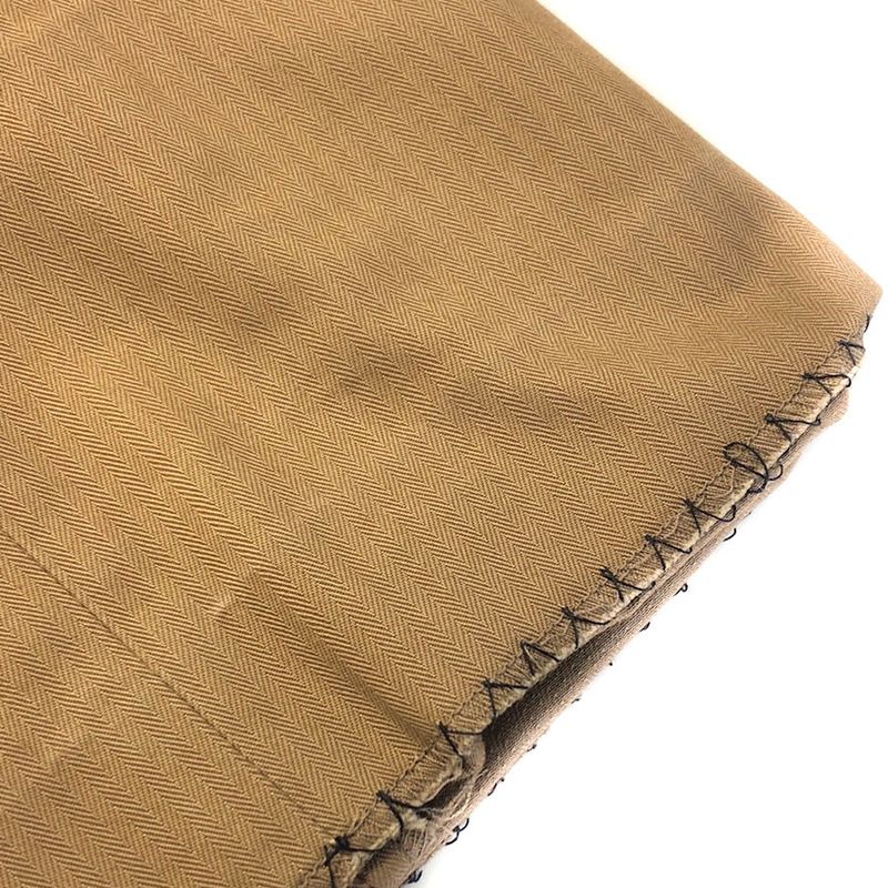 Gucci Herringbone Striped Slack Pants 450180 Z330b Brown 44