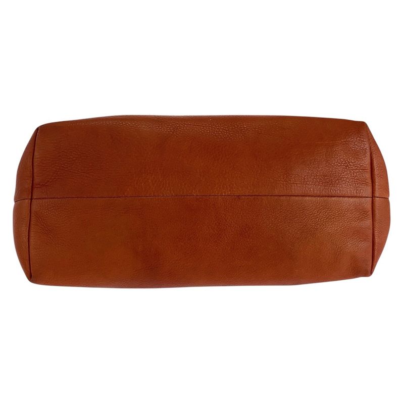 Gucci Bamboo Beige Orange Gold Hardware GG Canvas/leather 339002 Handbag