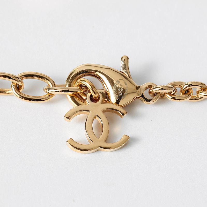 Chanel Necklace Choker Necklace Gold