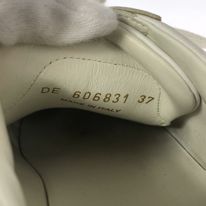 Saint Laurent Paris Andy Andi Leather Low Cut Sneakers 606831 White 37