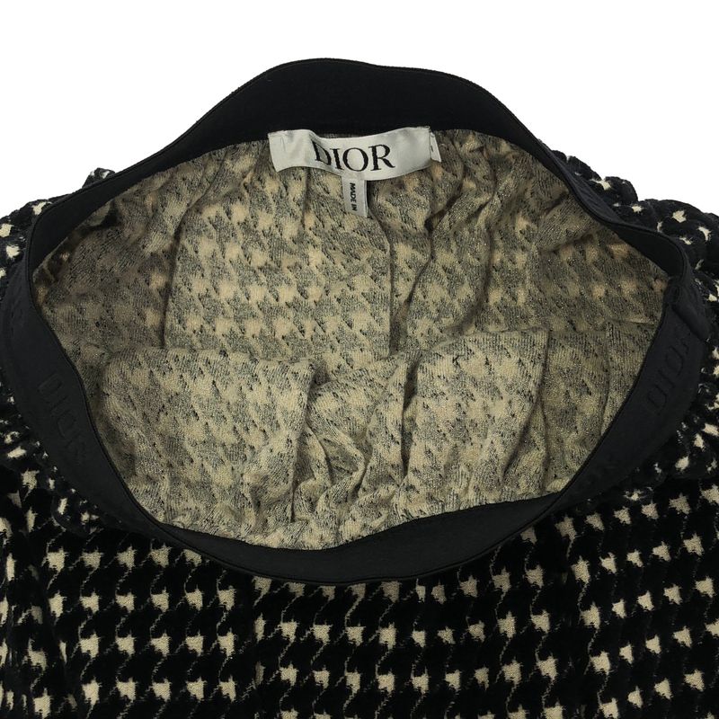 Christian Dior Kids Houndstooth Hoodie and Shorts Setup 2wbm13swej 2wbm13sktj