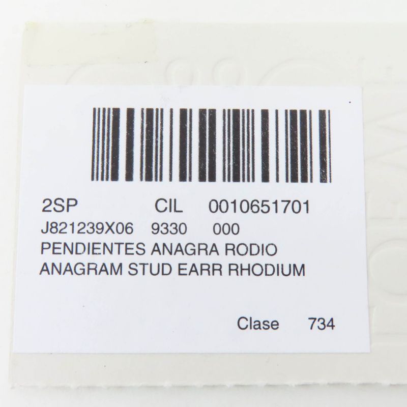 LOEWE J821239x06 Anagram Cube Studded Earrings (for Both Ears)