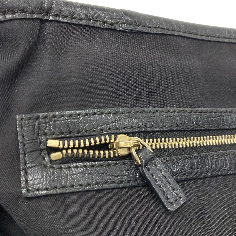 Gucci Tote Bag GG Pattern 139260 Black×navy×dark Green Leather