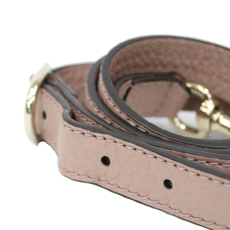 Gucci Shoulder Bag Handbag Bamboo Pink