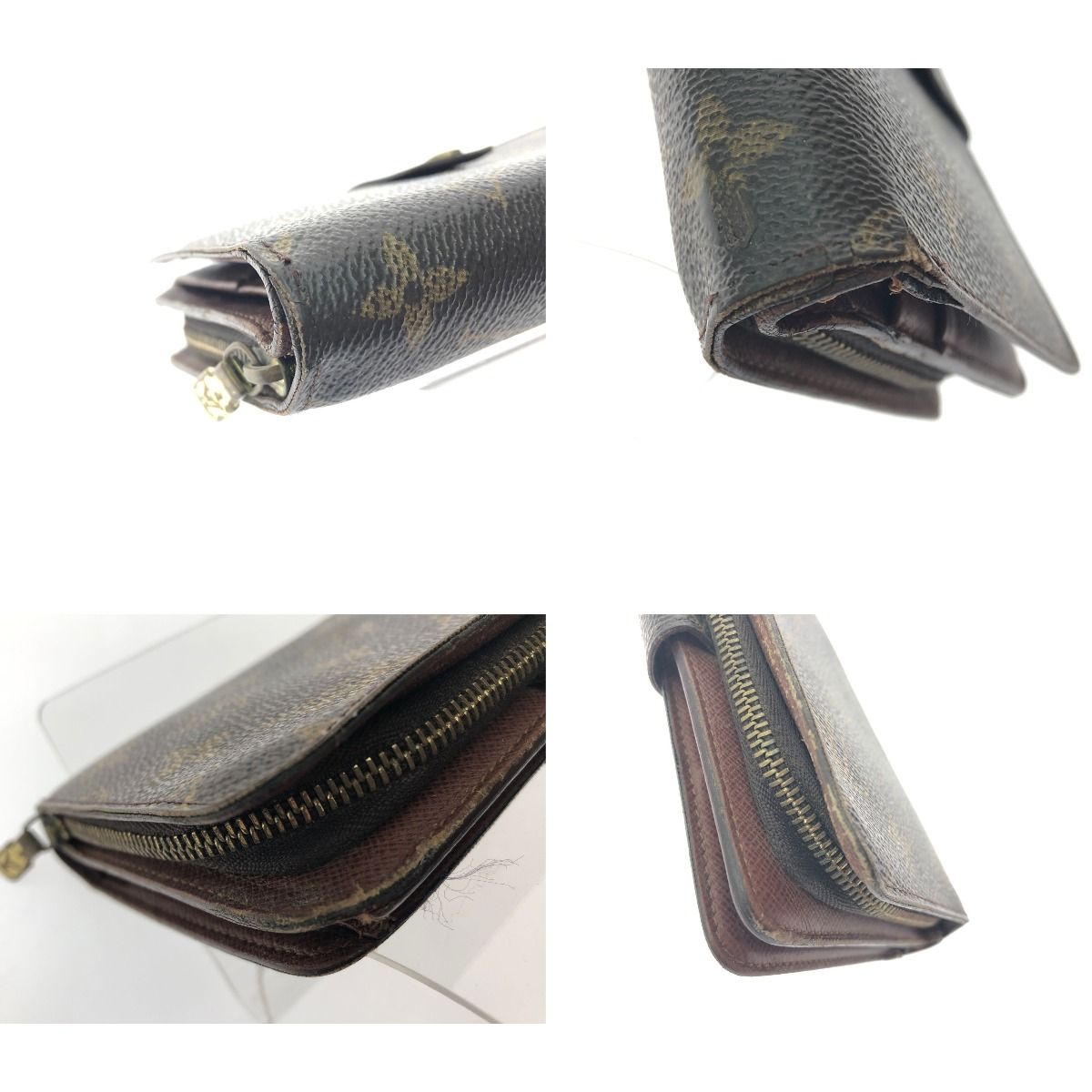 Louis Vuitton Women's Bifold Wallet Wallet with Pass Case Monogram Porte