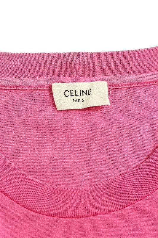Celine 21SS 2x681501f Loose Fit Logo Print T-shirt Men's L