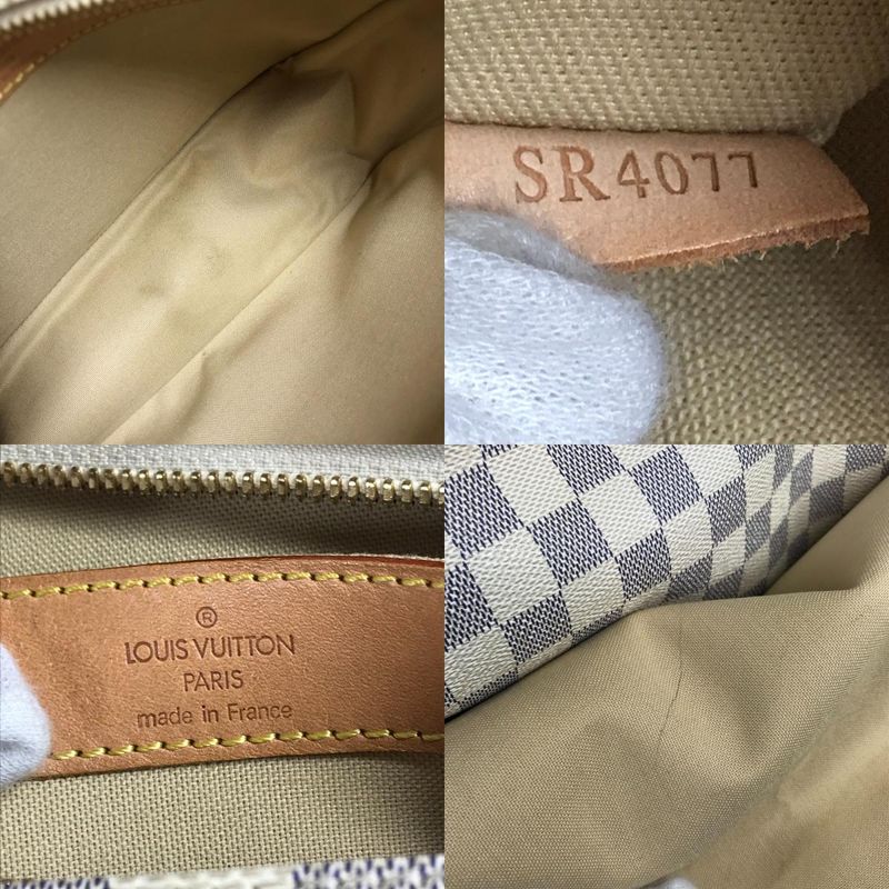 Louis Vuitton Naviglio Shoulder Bag N51189 Damier Azure Canvas White