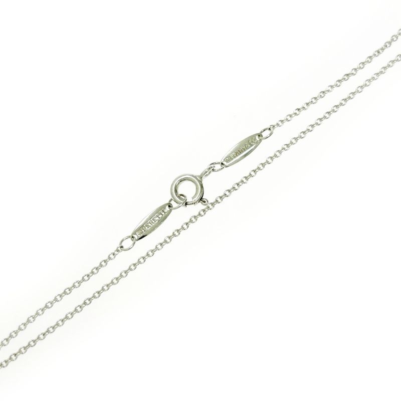 Tiffany & Co Tiffany & Co Silver Elsa Peretti Bean Necklace 2.5g 925 Engraved