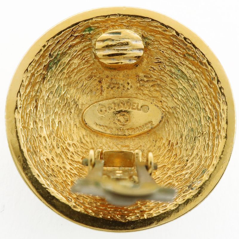 Chanel Matelasse Gold Plated Ladies 31.5g Earrings