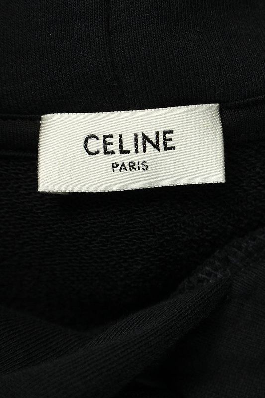 Celine 24SS 2y75f670q Loose Logo Hoodie Men's S