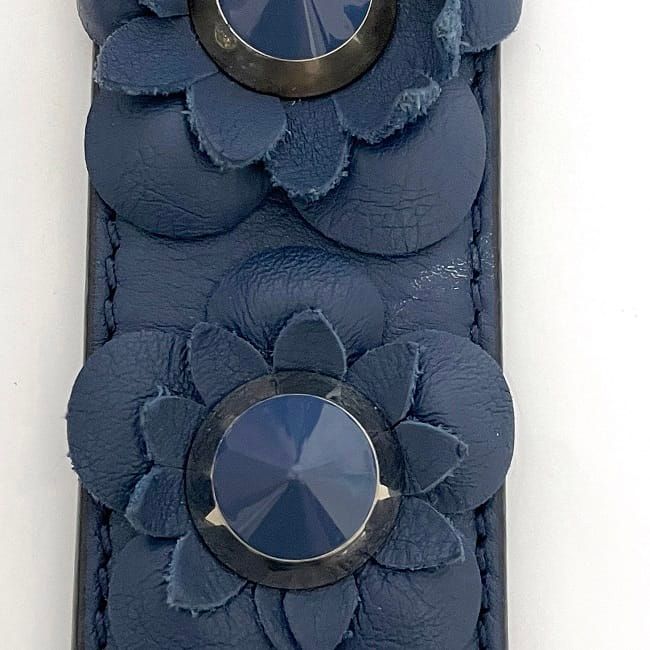 Fendi Shoulder Strap You Navy Excellent Condition Leather