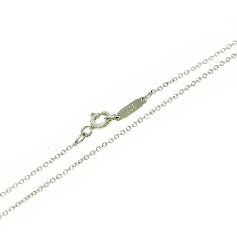 Tiffany & Co Silver Signature Cross Necklace 3.8g 925 Engraved 399054 Necklace