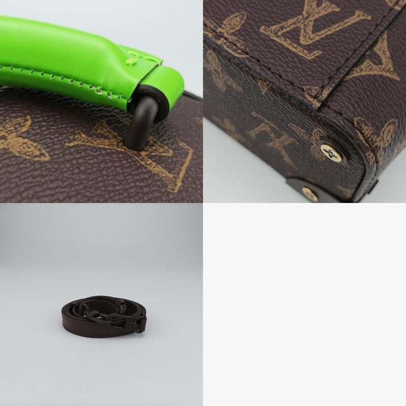Louis Vuitton Monogram (n°7) Vertical Box Trunk Brown PVC Coated Canvas