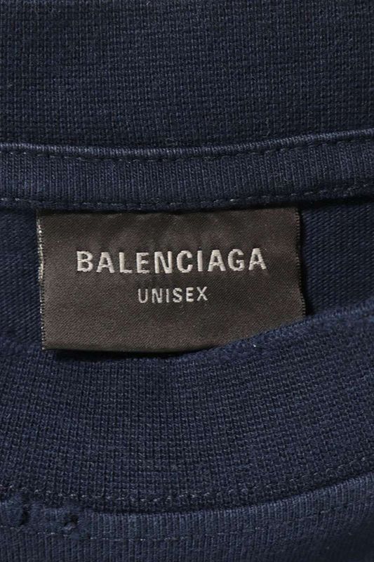 Balenciaga 651795 Tnvl1 Destroyed Logo Print T-shirt Men's XXS