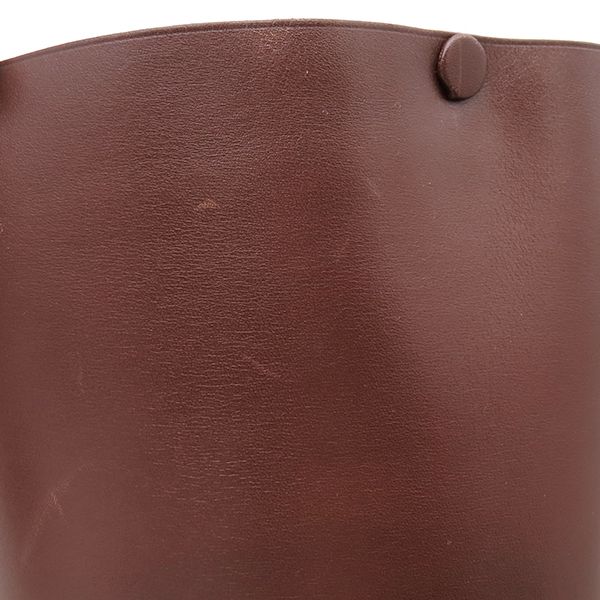 Hermes Handbag Muselière 2 Box Calf Rouge Vif X Natural X Havana Gold Hardware