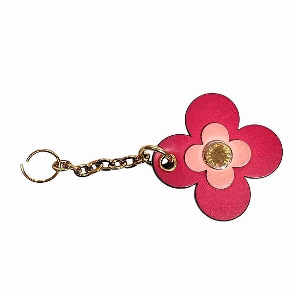 Louis Vuitton Monogram Portefeuille Cles Mance Flower Charm M64201 Long Wallet