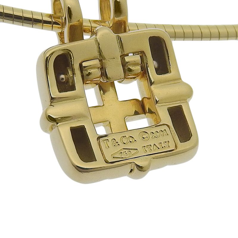 Tiffany & Co Biscayne Choker 18K Yellow Gold Ladies 15.5g Necklace