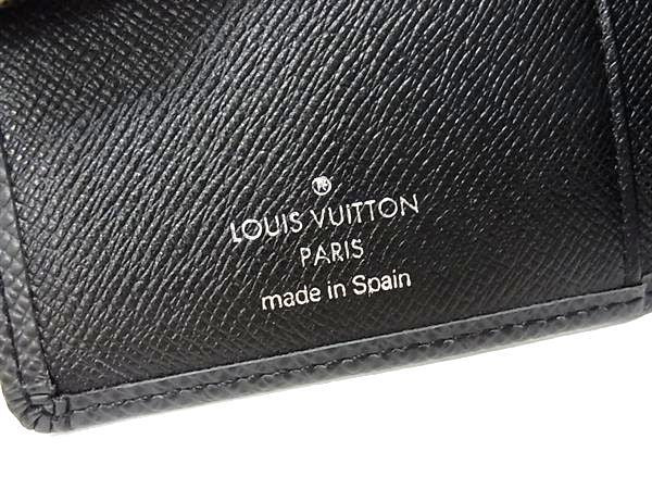 Louis Vuitton R20425 Taiga Agenda Poche Notebook Cabas Address Book Black